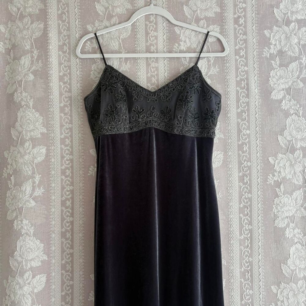 Rhapsody Vintage Women's Purple/Blue/Grey Dress